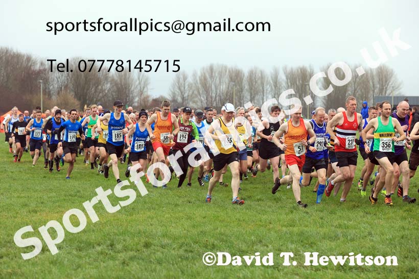 Senior mens 2023 North Eastern Cross Country Champs., Temple Park, South Shields. Photo: David T. Hewitson/Sports for All Pics